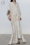 Mutedance Double-layer floral dyed handmade long skirt MD-MD23SS72-0 Bubble style PM109